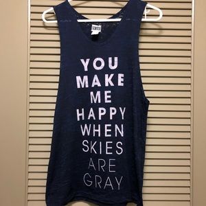 Dark blue tank top ⛅️